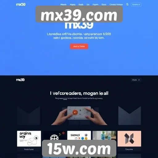 Evolução do design do site mx39.com